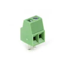 Connector Screw Terminal Block 10A 300V 2 Green | TechMaze General Trading